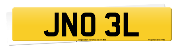 Registration number JNO 3L
